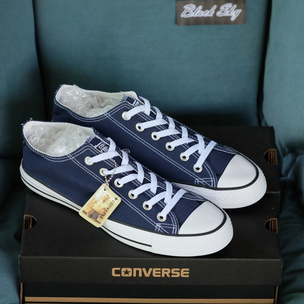 converse-all-star-classic-ox-blue-รุ่นฮิต-สีกรม-รองเท้าผ้าใบ-คอนเวิร์ส-ได้ทั้งชายหญิง