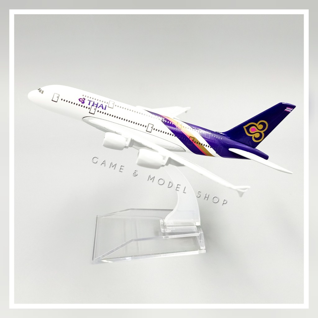 ภาพหน้าปกสินค้า***สินค้าพร้อมส่ง*** โมเดลเครื่องบิน 16 ซม. ชุดแอร์บัส AIRBUS A380 Model Plane โมเดล เครื่องบินเหล็ก ของเล่น Modelplane
