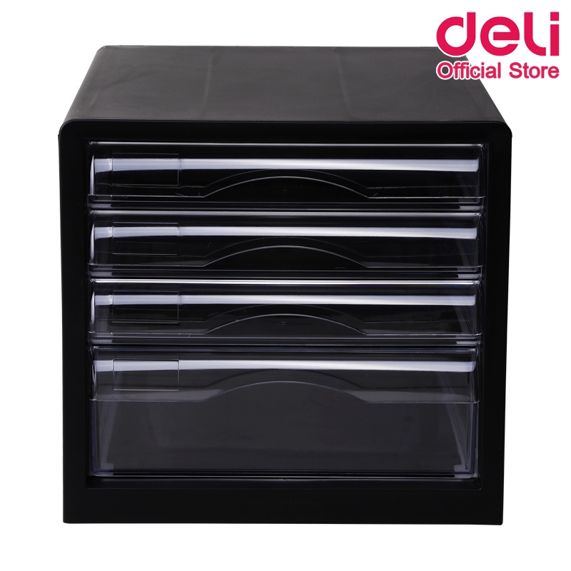 deli-9774-file-cabinet-ตู้เอกสาร-แบบ-4-ชั้น-a4-สีดำ-อุปกรณ์สำนักงาน-ตู้เก็บเอกสาร-ชั้นเก็บเอกสาร-อุปกรณ์จัดเก็บเอกสาร