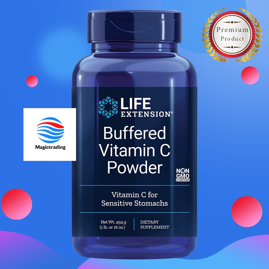 Life Extension Buffered Vitamin C Powder 454 grams Shopee Thailand