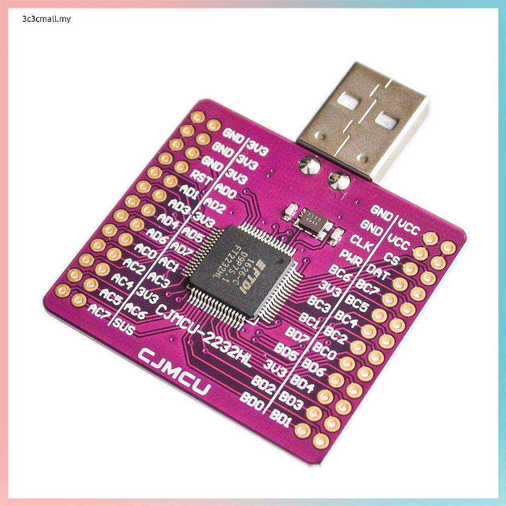 ขายดี-โมดูล-cjmcu-2232-ft2232-hl-usb-เป็น-uart-fifo-spi-i2c-jtag-rs232-ft2232hl-n9p6