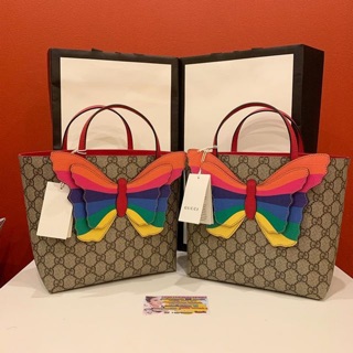 New gucci tote ผีเสื้อ