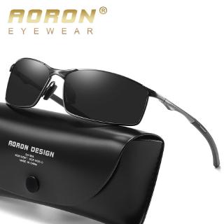 Aoron 2019 แว่นตากันแดด Polarized กรอบโลหะสําหรับขับขี่รถจักรยานยนต์