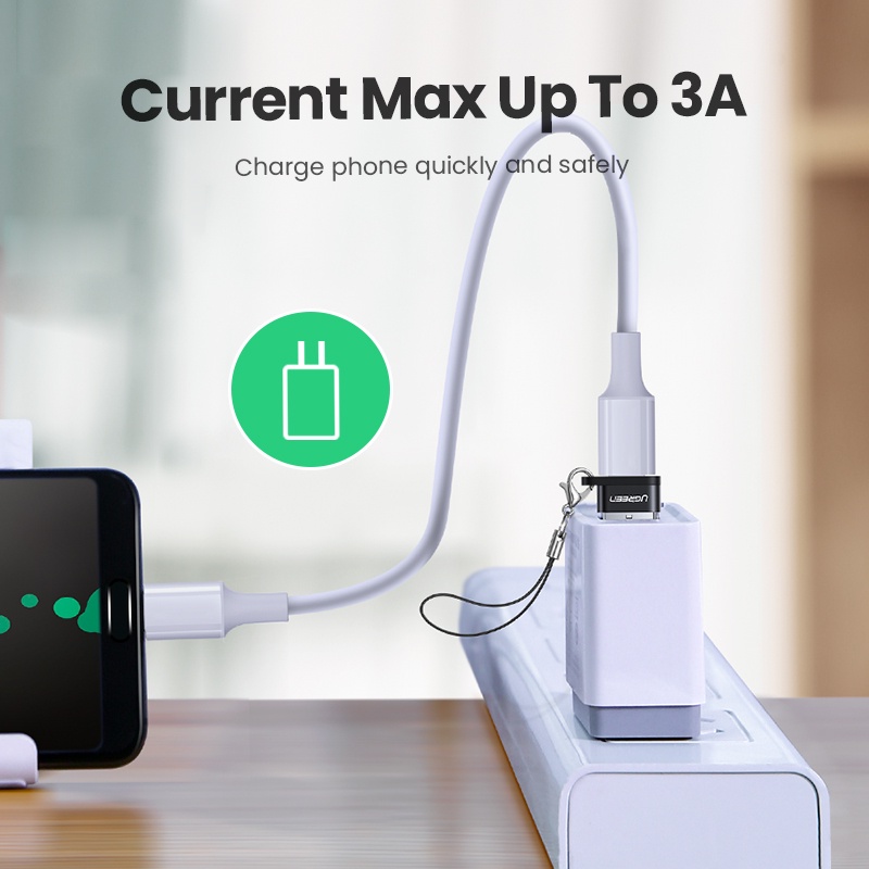 ภาพสินค้าUGREEN อะแดปเตอร์ แปลง USB C ตัวเมีย เป็น USB A ตัวผู้ สำหรับ แล็ปท็อป สายชาร์จ จากร้าน ugreenofficial.th บน Shopee ภาพที่ 3