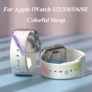 สินค้า สายนาฬิกาข้อมือสมาร์ทวอทช์ ซิลิโคน สำหรับ Apple Watch 44 มม. 40 มม. 38 มม. 42 มม. 41 มม. 45 มม. Correa iWatch Series 7 6 SE 5 4 3 2
