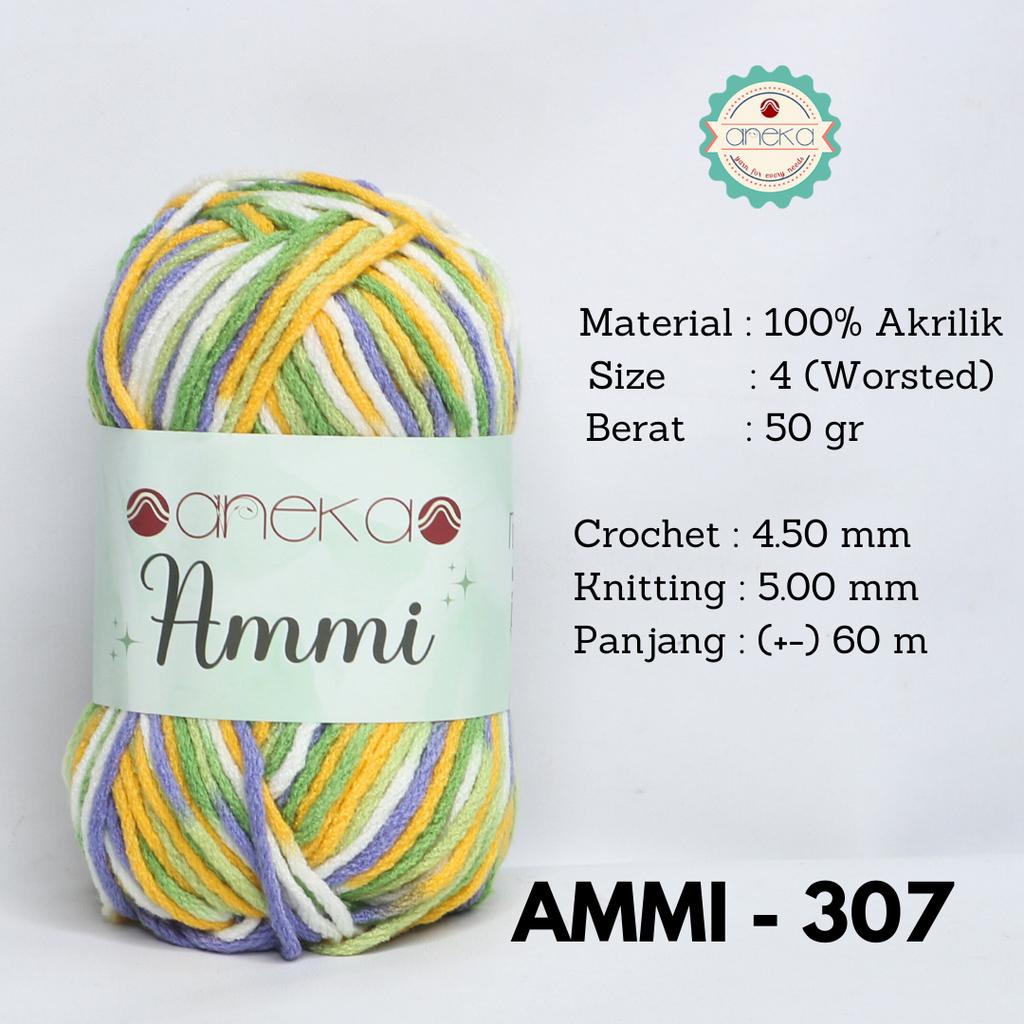 Ammi ไหมพรมถัก / อะคริลิค 100% / อะคริลิค 6 ชั้น - 307 | Shopee Thailand