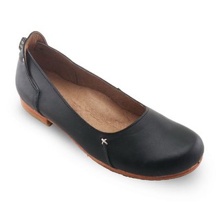 Criss Cross loafer รองเท้าคัทชูหนังวัวแท้ - Black