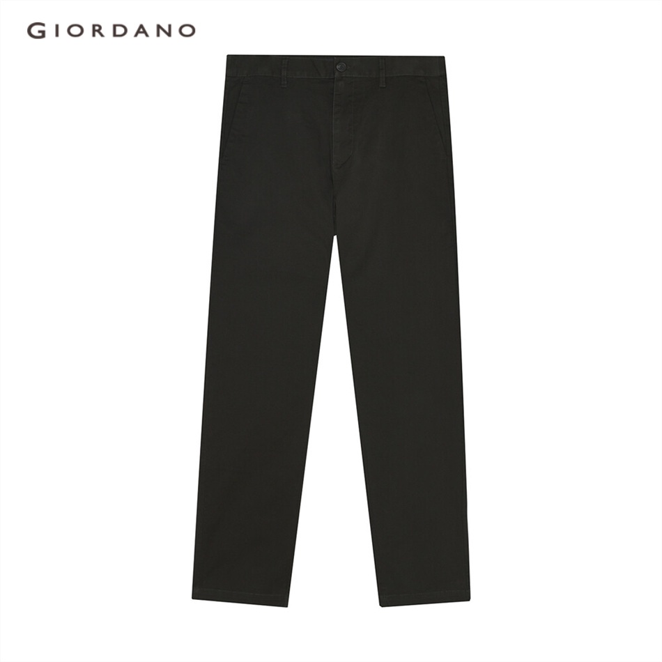 ภาพหน้าปกสินค้าGIORDANO กางเกงขายาวผู้ชาย Men's Mid Rise Regular Tapered Pants 01111027 จากร้าน giordanothailand_officialshop บน Shopee