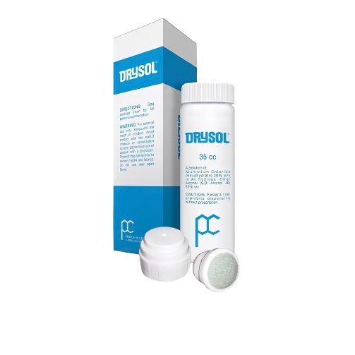 DRYSOL ANTIPERSPIRANT ดรายซอล 35 ML ทาระงับเหงื่อมือ เท้า รักแร้ 35 cc