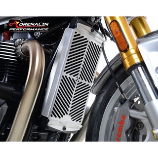 การ์ดหม้อน้ำ แสตนเลส RG  R&amp;G สำหรับ Triumph Thruxton , street twin , T120 , T100 , speed twin ของแท้ made in UK