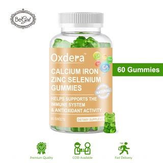 [0648] วิตามิน กัมมี่ Oxdera Calcium Iron Zinc Selenium Gummies Adults Vitamins Gummy 60pcs