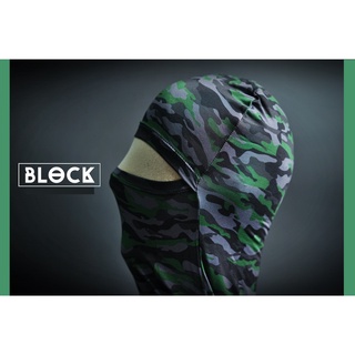 สินค้า โม่ง Block กัน UV แบบ Open face สีใหม่ Camo Green