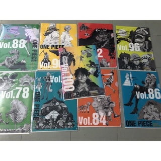 One Piece Ichibankuji File ชุดแฟ้ม 2 ชิ้น ลาย Vol. วันพีซ ลิขสิทธิ์แท้ มือ1