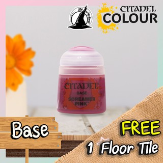 (Base) SCREAMER PINK : Citadel Paint แถมฟรี 1 Floor Tile