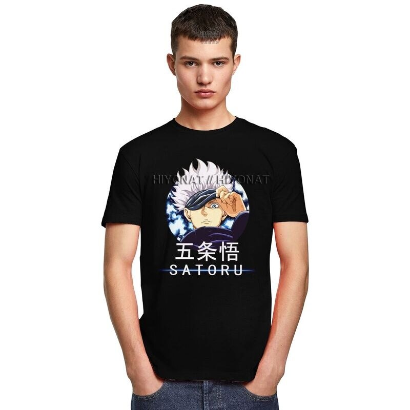 anime-jujutsu-kaisen-t-shirt-men-pure-cotton-tshirt-graphic-tee-short-sleeves-funny-gojo-satoru-eyes-t-shirt-fitted-03