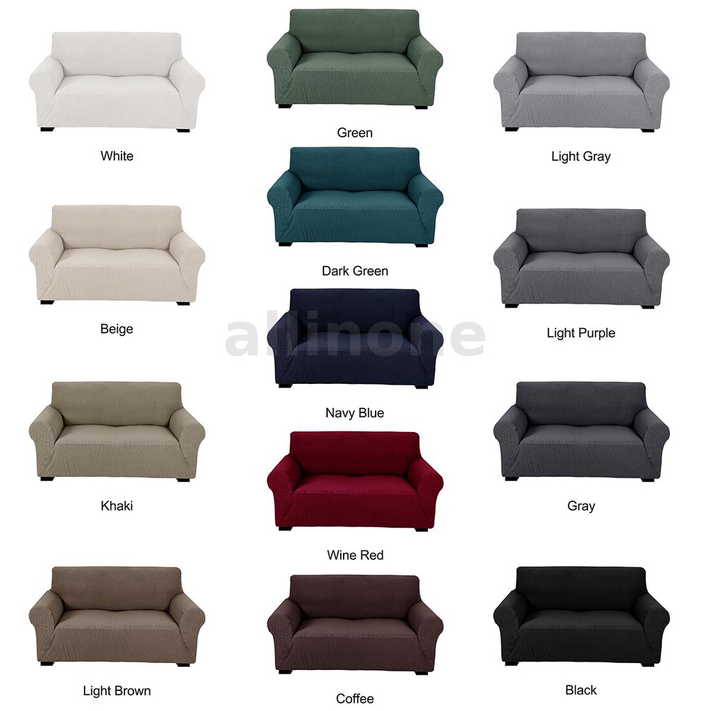 ผ้าคลุมโซฟา-2-ที่นั่ง-loveseat-ผ้าคลุมโซฟา-ยืด-กันฝุ่น-ปลอกคลุมโซฟา-ป้องกัน-ปลอกหุ้ม-สีพื้น