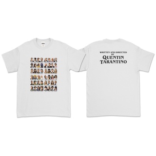 เสื้อยืดวินเทจเสื้อยืด Quentin TARANTINO ทุกตัวอักษร (หน้าหลัง)S-4XL