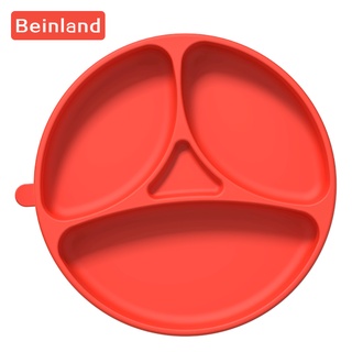 Beinland จานซิลิโคน ปราศจาก BPA ฟูดเกรด กันลื่น สำหรับเด็ก