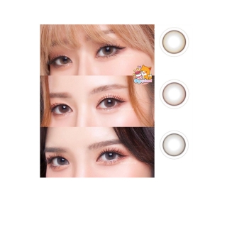 โปรโมชั่น : คอนแทคเลนส์ Bambi Brown  Hazel  Gray Kitty Kawaii ขนาดกลาง  รุ่นใหม่ ตาหวาน แบ๊ว เหมือนกวางน้อย