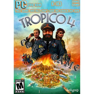 tropico 4 แผ่นเกมส์ แฟลชไดร์ฟ เกมส์คอมพิวเตอร์  PC โน๊ตบุ๊ค