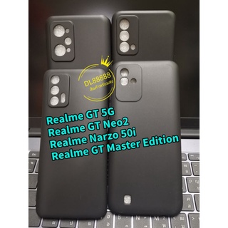 🇹🇭✨เคสTPU​นิ่ม​สีดำด้านคลุมกล้อง For​ Realme Narzo 50i / 50 / 50A / Realme GT Neo2 / Realme GT Master Edition / Neo3T