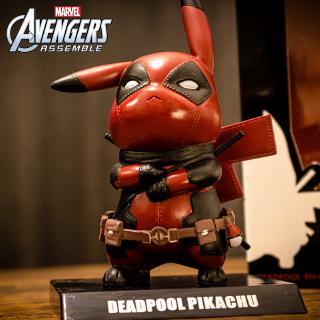 โมเดล วันพีช Fulian Deadpool Pikachu โปเกมอนทำมือ cos ตุ๊กตารุ่น q มหัศจรรย์รุ่นโปเกมอนขนาดเล็กและูก