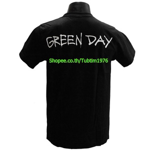 เสื้อยืดทุกวันdailyเสื้อวง Green Day เสื้อยืดแฟชั่นวงดนตรี เสื้อวินเทจ กรีนเดย์ GDY1595good N27WSto5XL