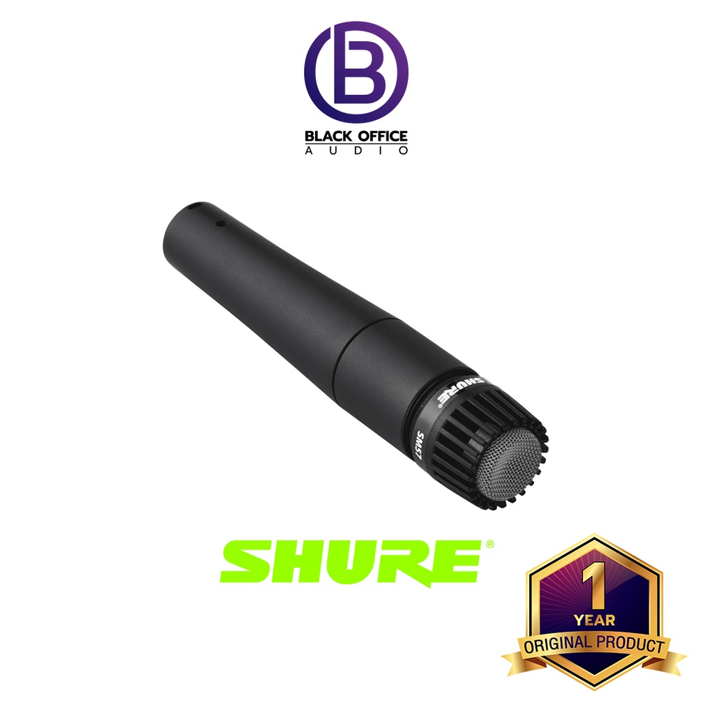 shure-sm57-lc-ไมค์จ่อเครื่องดนตรี-ไมค์จ่อตู้แอมป์-ไมค์ไดนามิค-blackofficeaudio