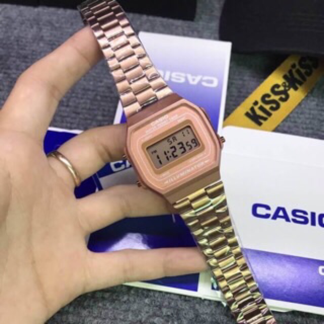 casio-สีพิ้งโกลด์-รุ่นb640wc-5adf-ของแท้-สินค้าขายดีขาดตลาดตลอด