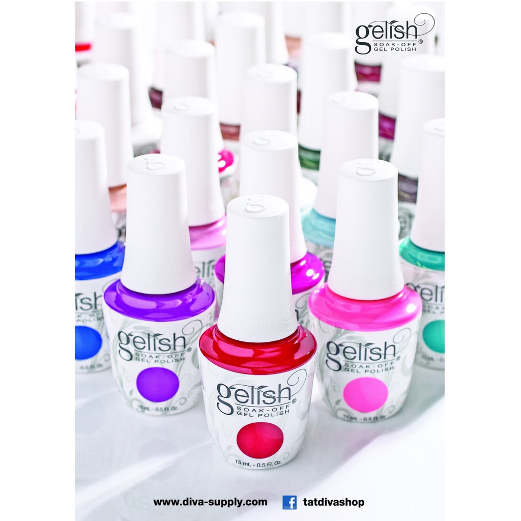 gelish-gel-colors-สีเจลเจลลิสแบรนด์แรกของโลก-ร้านทำเล็บชั้นนำนิยมใช้ทั่วโลก-ทาเล็บต่อเนื่อง