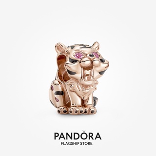 Pandora จี้เสือจีน ชุบโรสโกลด์ 14K