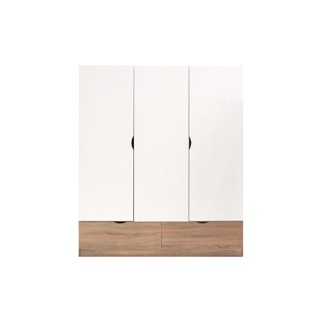[กทม. 3-5 วัน ส่ง] SB Design Square ตู้เสื้อผ้าบานเปิด ขนาด 150 ซม. รุ่น Havin สีขาว (150X60X180 ซม.) แบรนด์ KONCEPT FUR