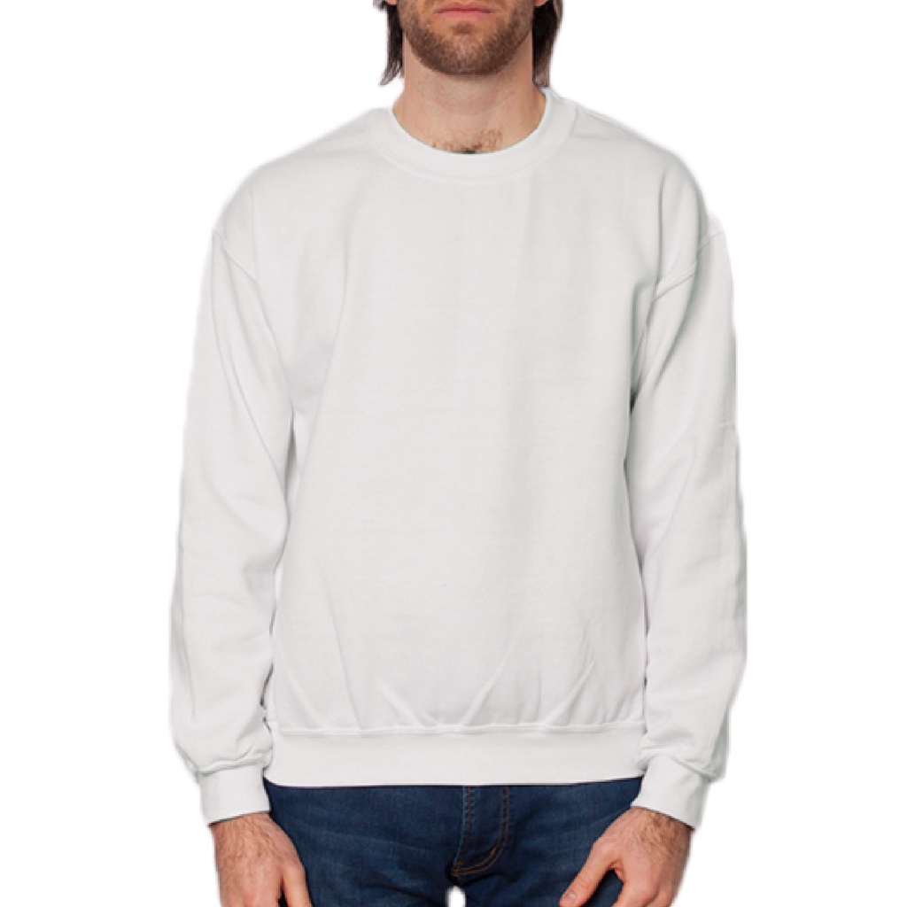 ภาพหน้าปกสินค้าGildan Heavy Blend Adult Crewneck Sweatshirt White เสื้อสเวตเตอร์ - ขาว จากร้าน limillust บน Shopee
