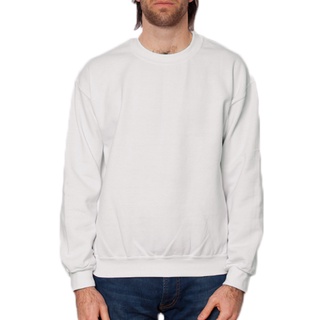ภาพขนาดย่อของภาพหน้าปกสินค้าGildan Heavy Blend Adult Crewneck Sweatshirt White เสื้อสเวตเตอร์ - ขาว จากร้าน limillust บน Shopee