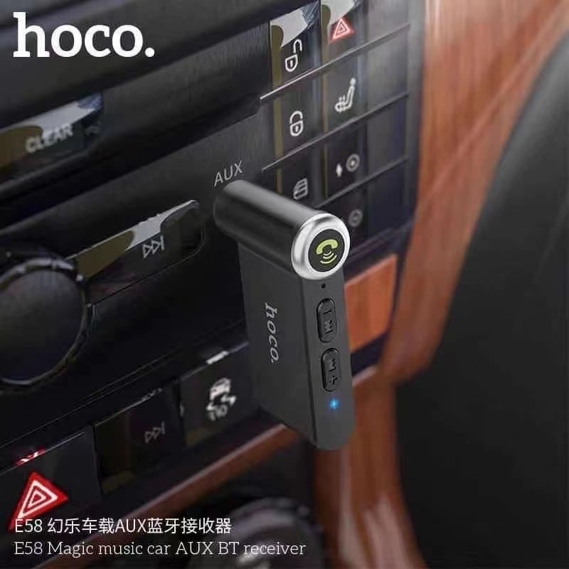 hoco-อุปกรณ์รับสัญญาณบลูทูธ-car-bluetooth-e58-bt-v5-0-ของแท้-100-พร้อมส่ง