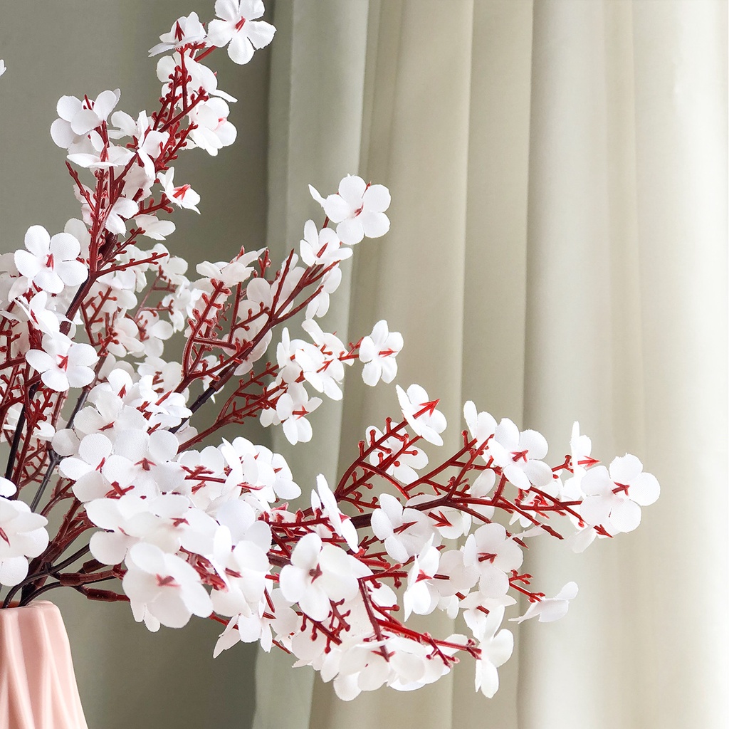 ภาพสินค้าช่อดอกไม้ Cherry Blossom Peach Blossom สไตล์ญี่ปุ่นสําหรับตกแต่งบ้าน จากร้าน moshee.th บน Shopee ภาพที่ 5