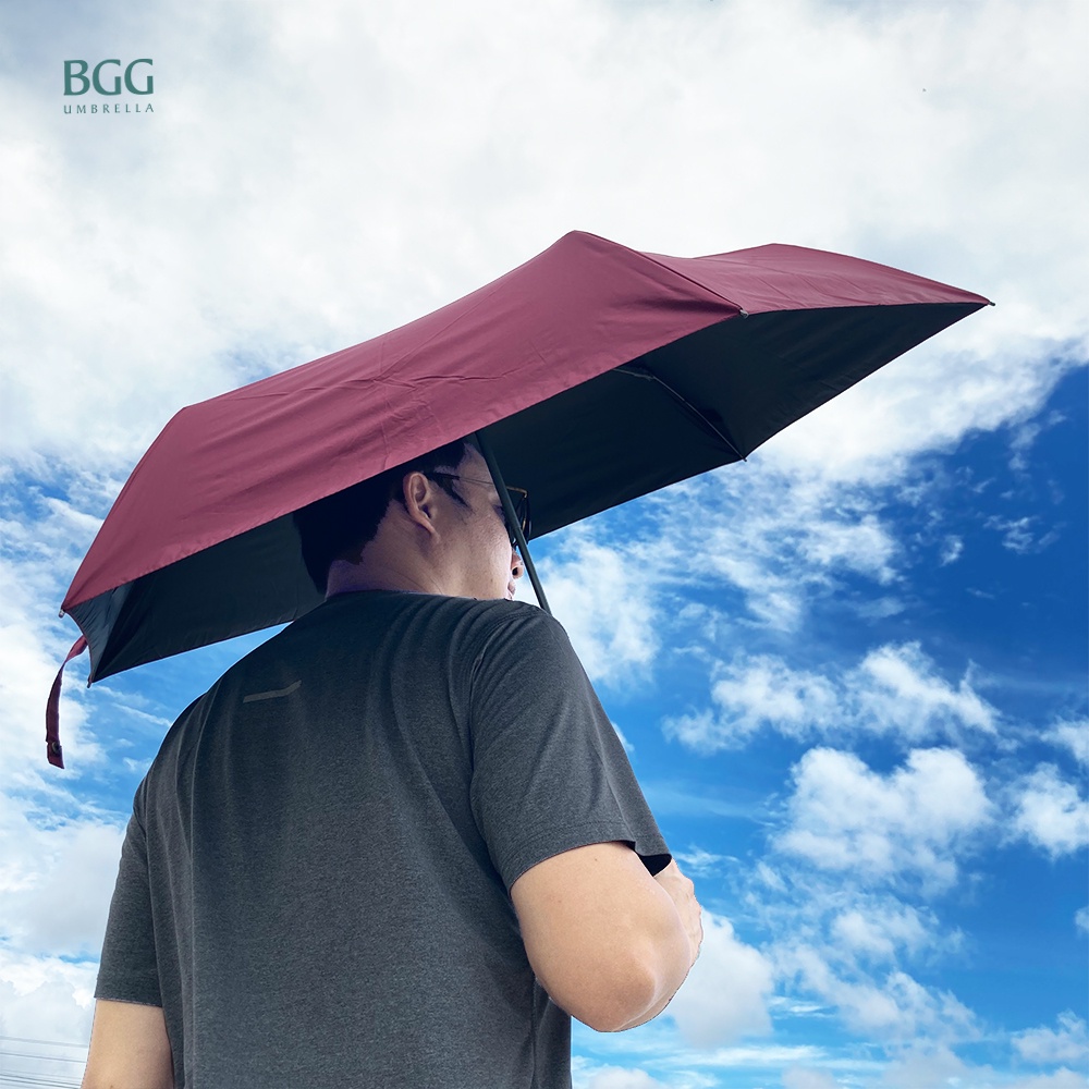 bgg-uv-cut-100-lightweight-folding-umbrella-ร่ม-ร่มพับ-คันผอมเพรียว-กันแดด-กันuv-100-กันน้ำซึม-fm1127