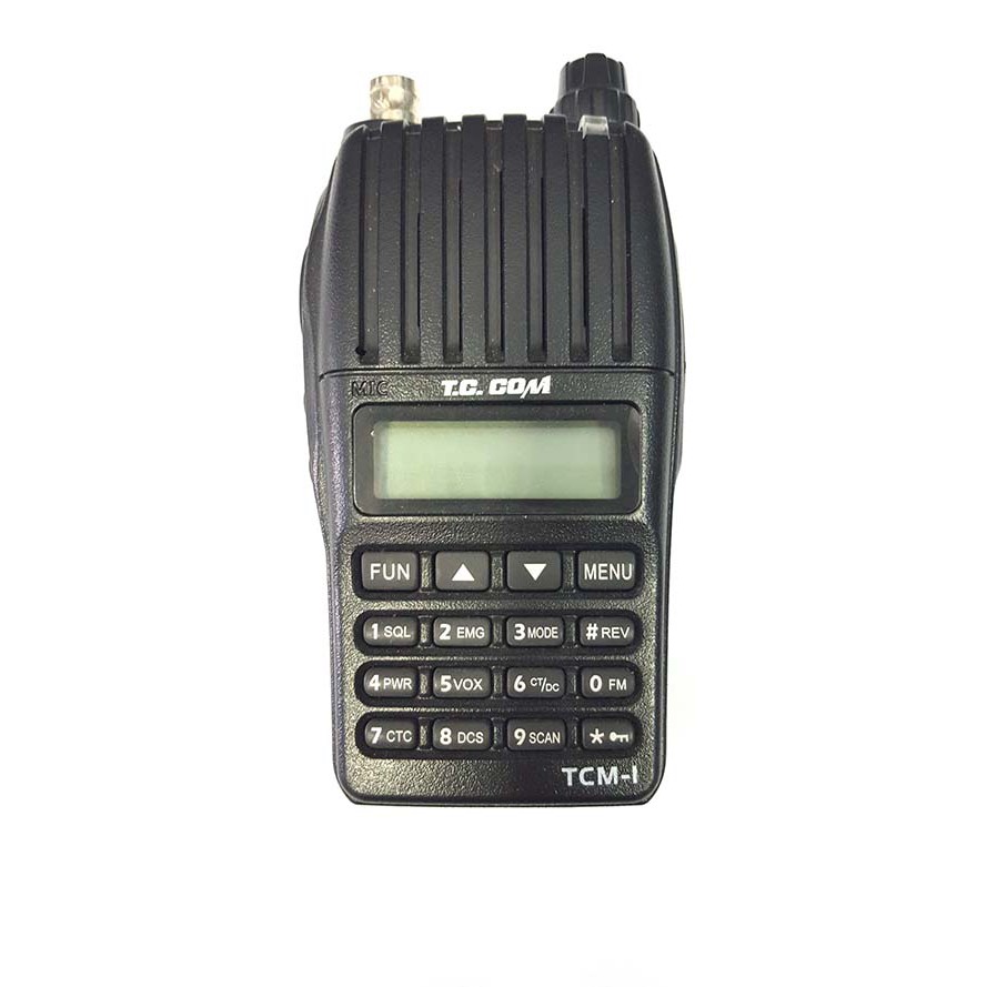 วิทยุสื่อสารราคาถูก-tc-com-tcm1-walkie-talkie-5w-สีดำ-ย่าน-136-174-mhz