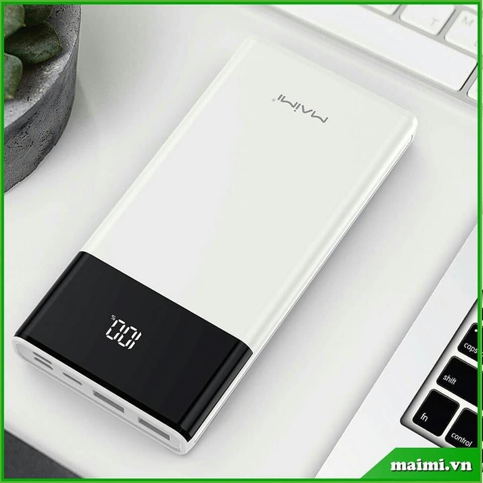 แบตสำรอง-แท้-100-maimi-p23-power-bank-10000mah-แบตมือถือ-แบตสำรองของแท้-แบตเตอรี่สำรอง-แท้-ไฟแสดงสถานะเป็นดิจิตอล