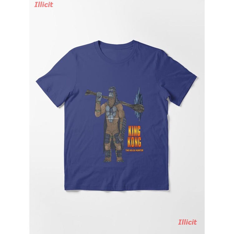 illicit-เสื้อยืดผู้ชายและผู้หญิง-copy-of-godzilla-vs-kong-official-team-godzilla-neon-t-shirt-essential-t-shirt-popula
