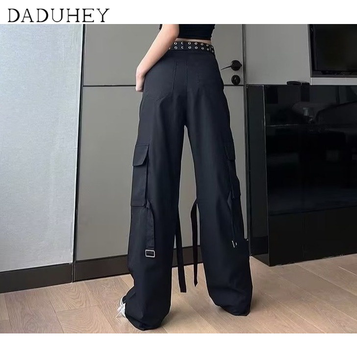 daduhey-american-retro-straight-harem-casual-pants-men-and-women-autumn-hiphop-multi-pocket-cargo-pants