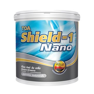 TOA Shield 1 Nano ทีโอเอ ชิลด์ วัน นาโน สีน้ำอะคริลิก สำหรับทาฝ้าเพดาน ขนาด 3.785 ลิตร