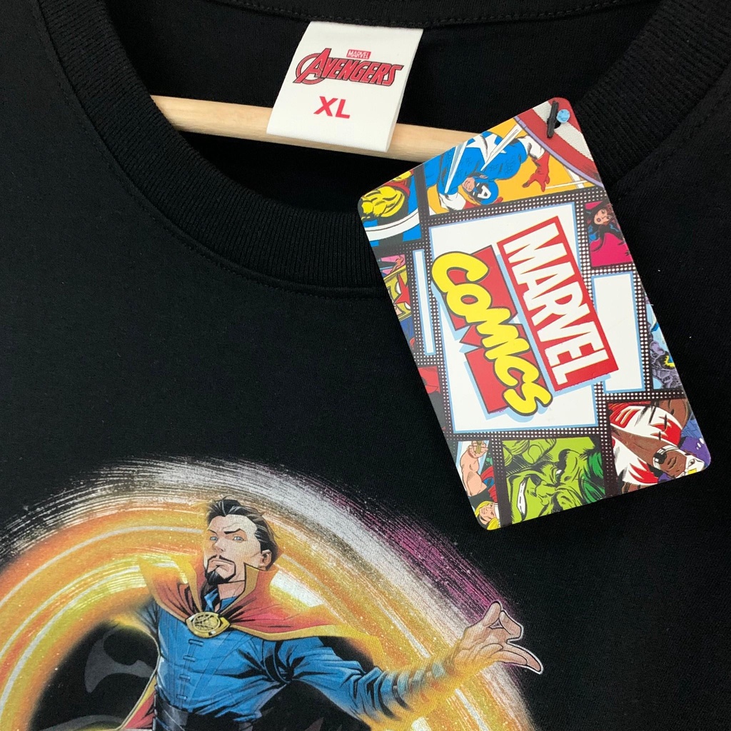 power-7-shop-เสื้อยืดการ์ตูน-ลาย-มาร์เวล-doctor-strange-ลิขสิทธ์แท้-marvel-comics-t-shirts-mvx-186