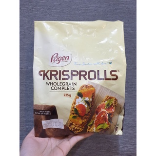 พร้อมส่ง !! Pagen Wholegrain Krisprolls 225 g. พาเก้นโฮลเกรน 225 กรัม