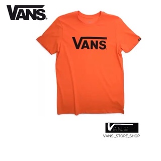 [S-5XL]เสื้อยืดVANS CLASSIC T-SHIRT ORANGE สินค้ามีประกันแท้เรียบง่าย