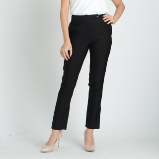 GSP PANTS กางเกงจีเอสพี กางเกงขายาว สีดำ (SL35BL)