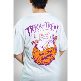 เสื้อยืดผ้าฝ้ายพิมพ์ลาย เสื้อยืดวินเทจnvLC    สดใส     Capn  • CuteBoy Shop • Halloween Collection • เสื้อยืด Premium Co