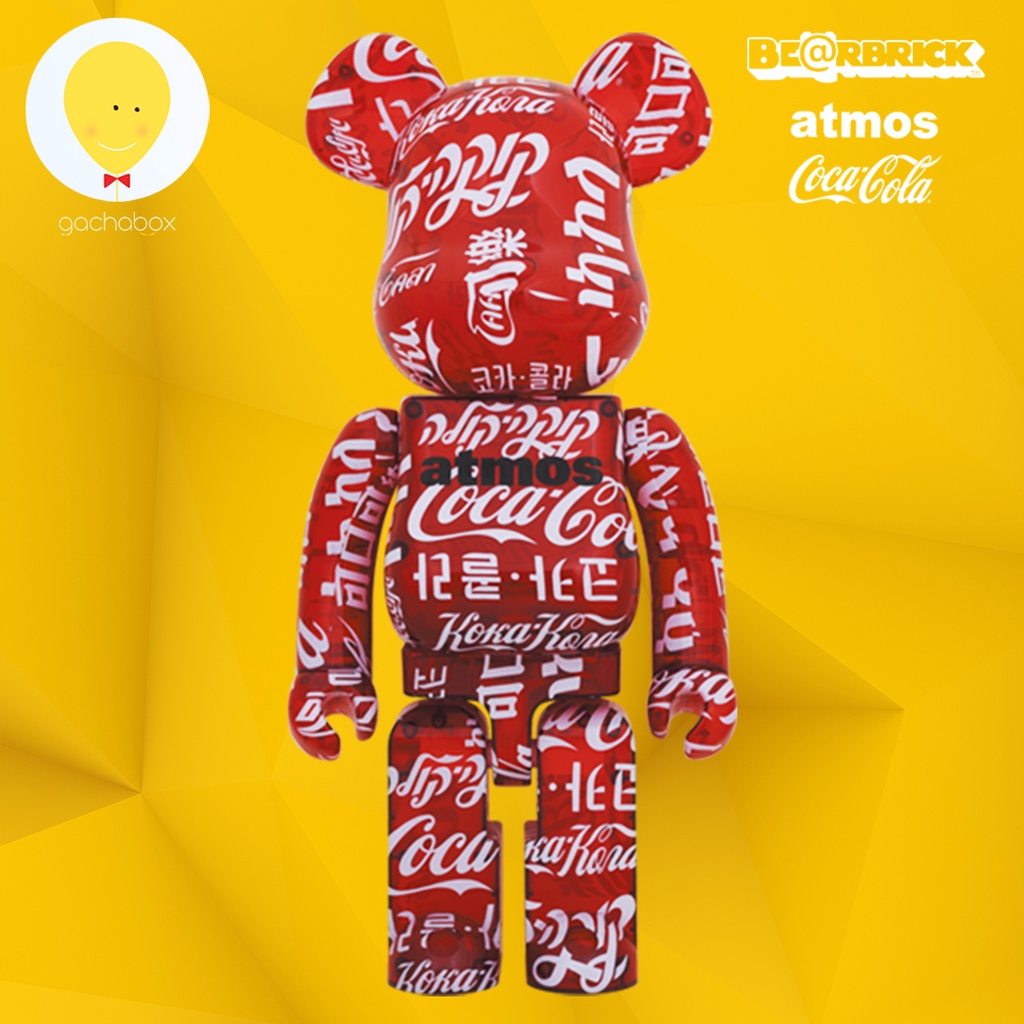 BE@RBRICK atmos × Coca-Cola 1000％ CLEAR