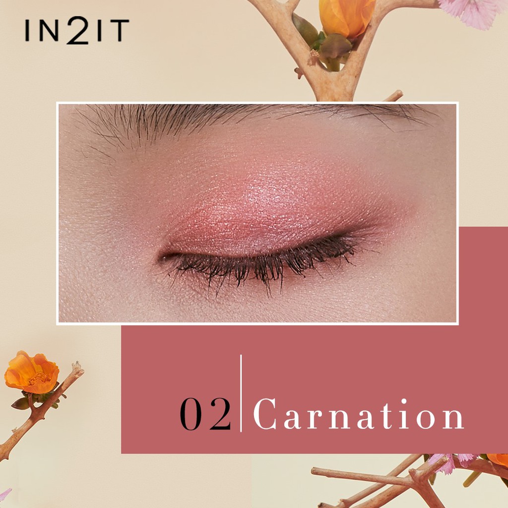 IN2IT Blooming Eye Shadow อายแชโดวอินทูอิท12 สี สีสวย ติดทน Shopee