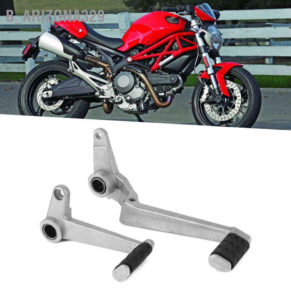 Palancas De Freno Y Cambio Para Ducati 696, 796, 795, M1100 (2009-2013) - Color Gris, Metal